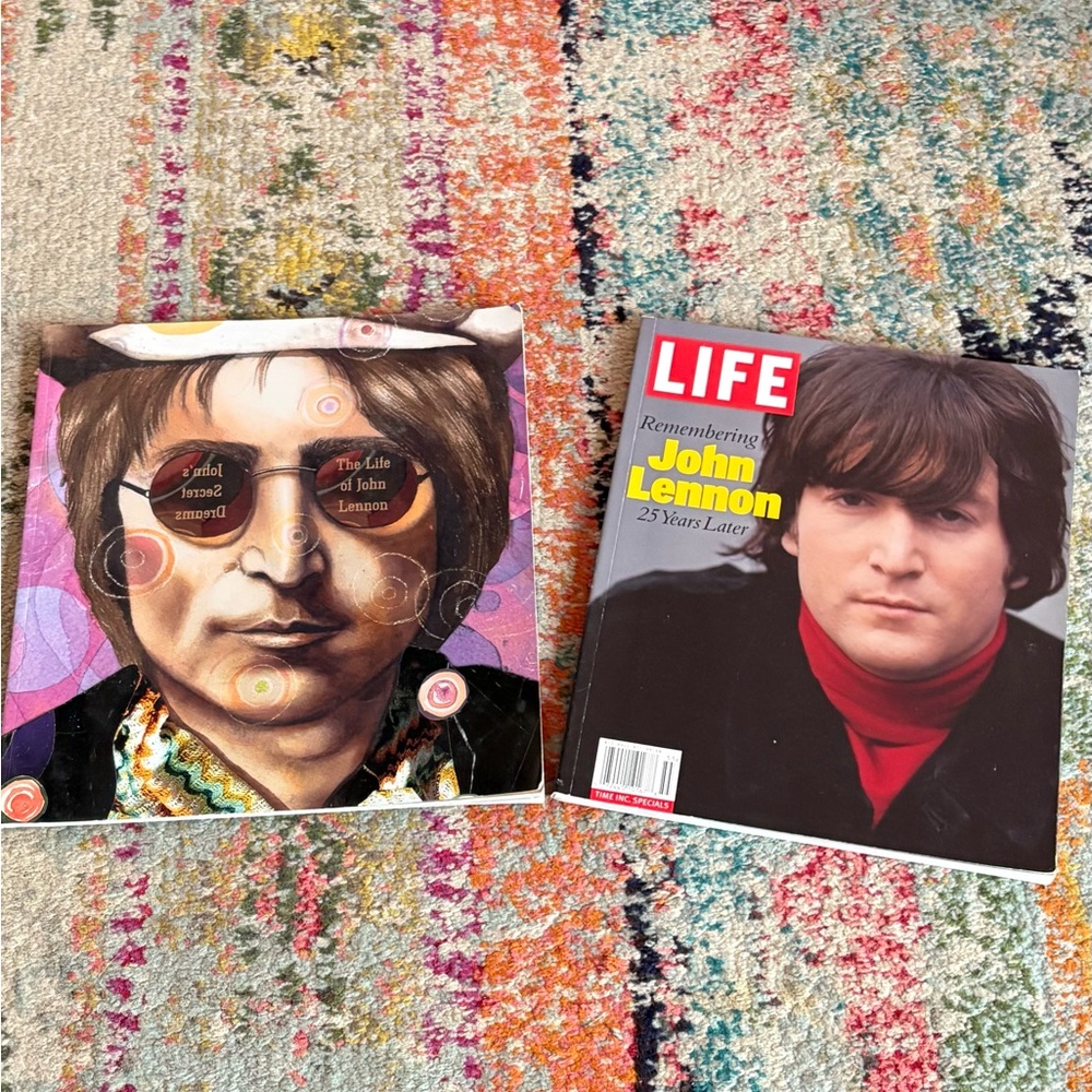 John Lennon Vintage Magazines Lot Of Two 2004 And 2005